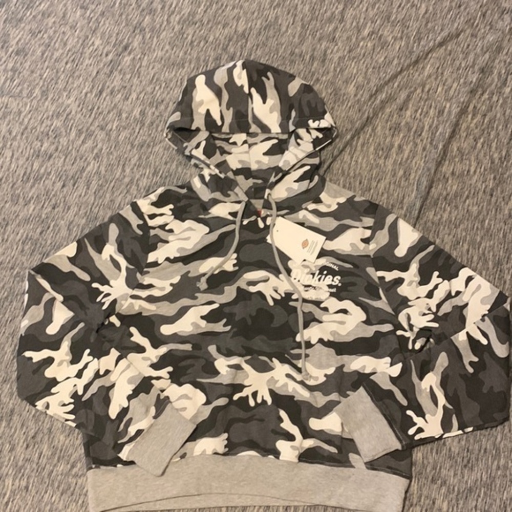 Dickies juniors XL‎ camp cropped hooded sweatshirt NWT